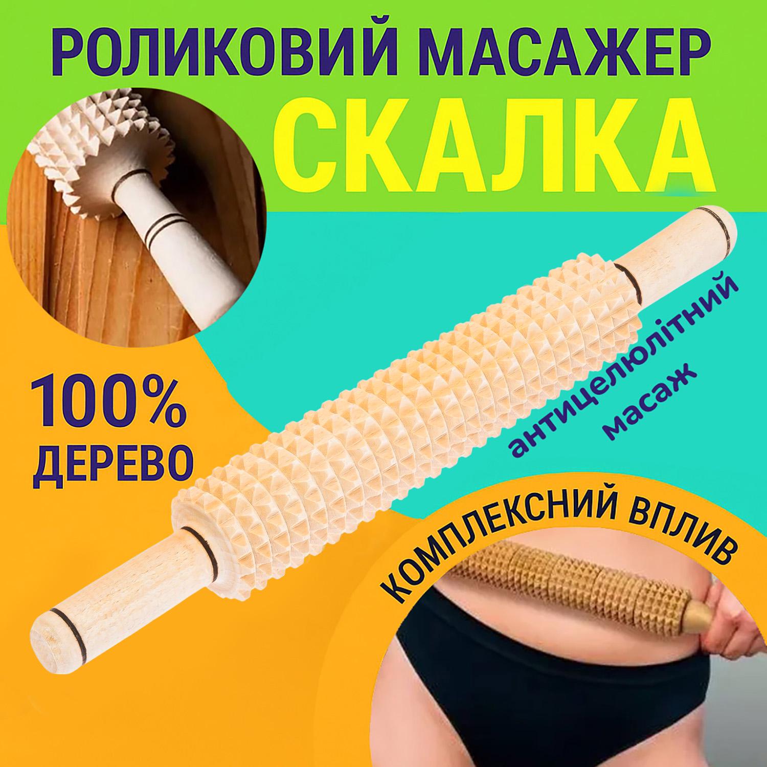 Масажер роликовий універсальний дерев'яний 2 шт. (87682) - фото 13 Масажер роликовий універсальний дерев'яний 2 шт. (87682) - фото 13