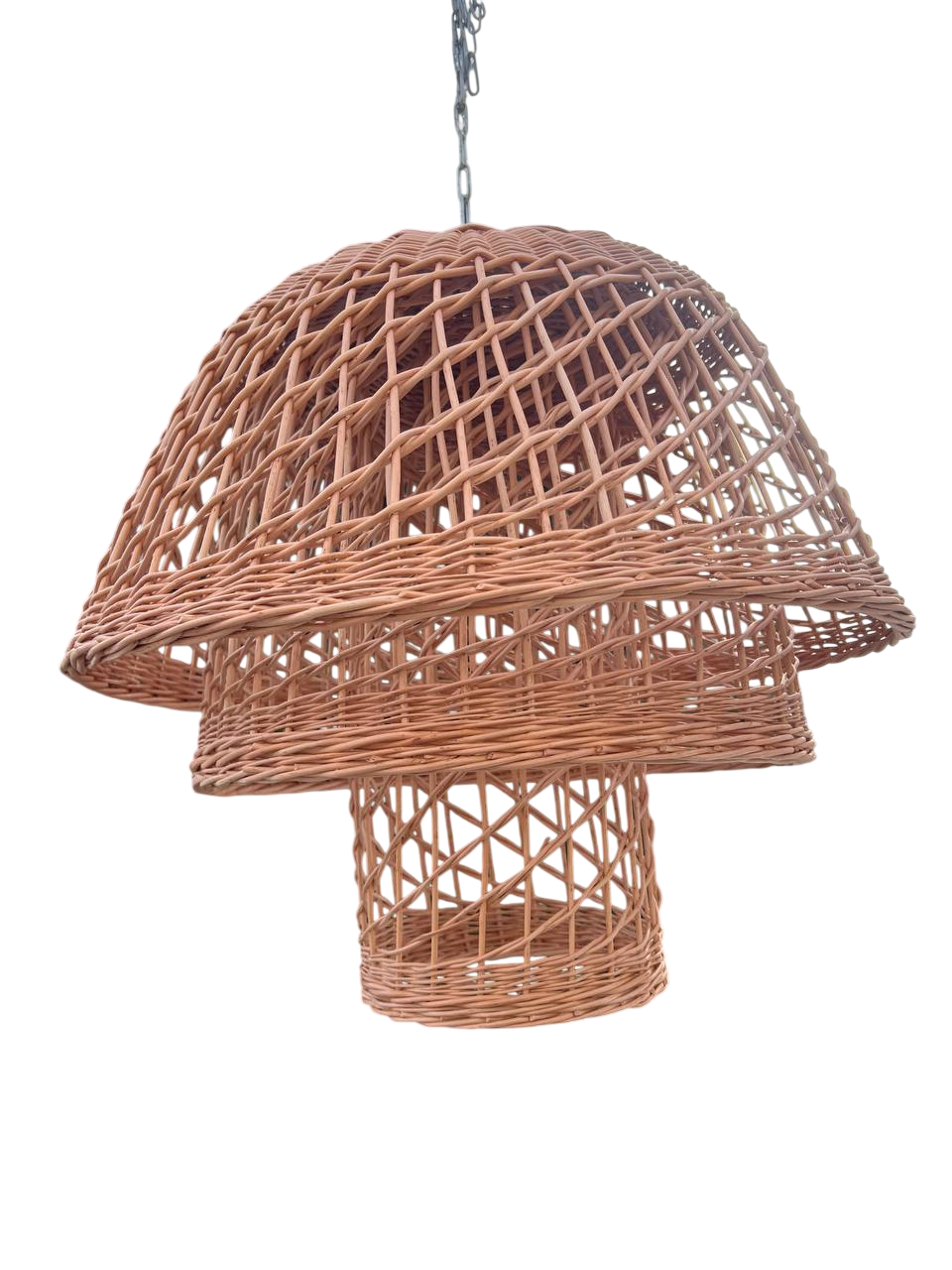 Люстра тройная плетеная из лозы Сімейний Затишок Люстра тройная плетеная из лозы Сімейний Затишок