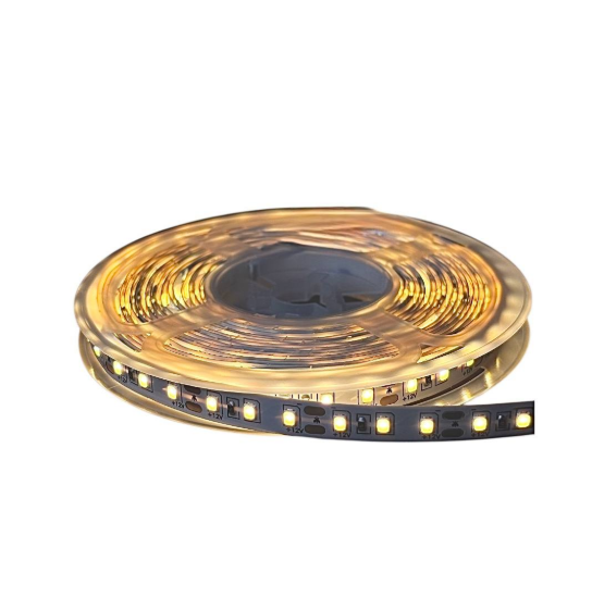 Светодиодная лента Bluminar SMD 2835 12V 10W 3000К теплый свет 120 LED/м IP20 5 м (12V-2835-120D-WW-8MM)