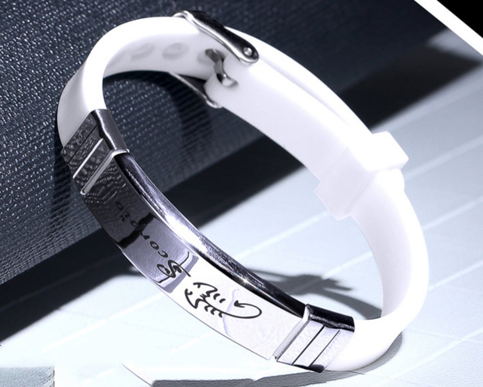 Браслет силиконовый Primo Zodiac Scorpio White (1131295166)