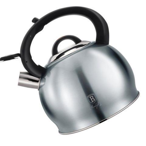 Чайник зі свистком Berlinger Haus Moonlight Edition BH-6416 3 л Сірий (1269551856) - фото 2 Чайник зі свистком Berlinger Haus Moonlight Edition BH-6416 3 л Сірий (1269551856) - фото 2