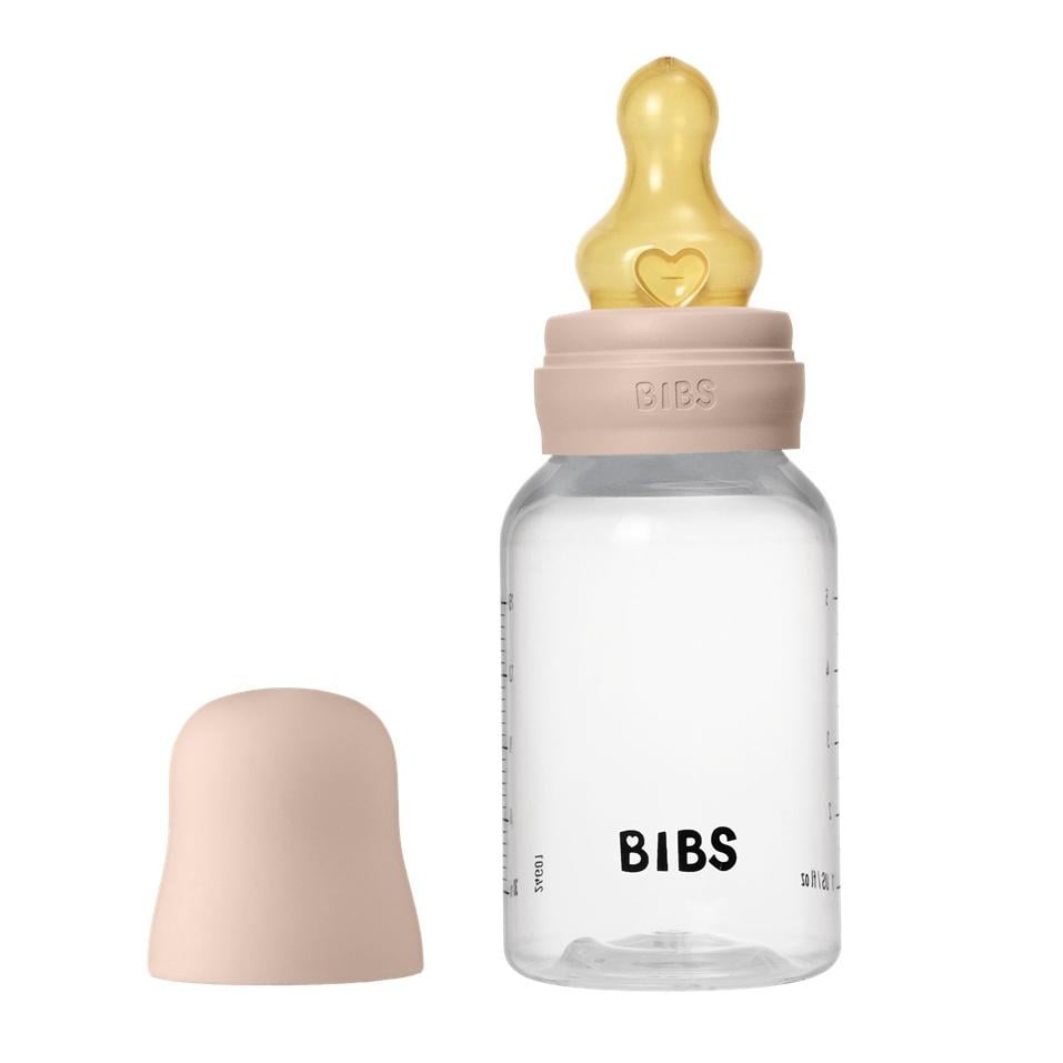 Пляшечка дитяча BIBS Round Latex 150 мл Blush