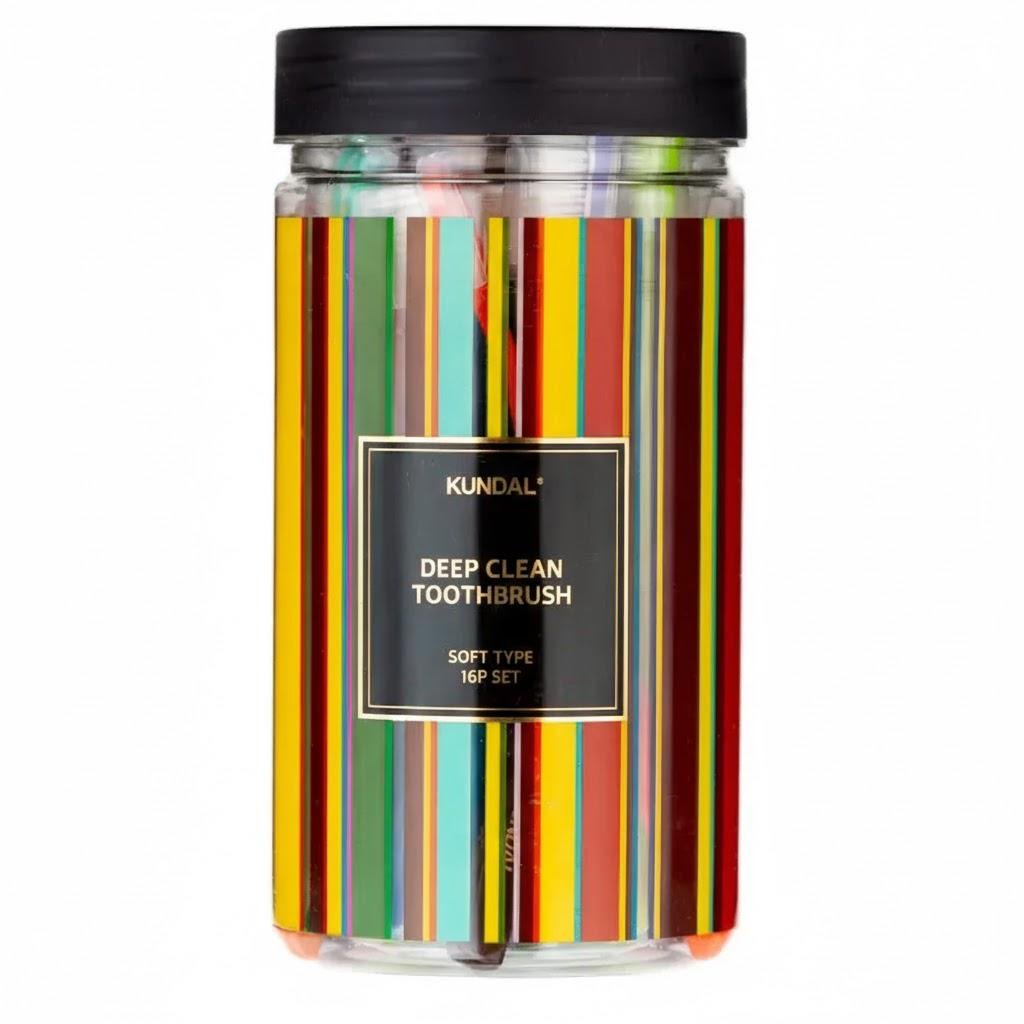 Набор зубных щеток Kundal Deep Clean Toothbrush Soft Type 16 шт. (29878758)