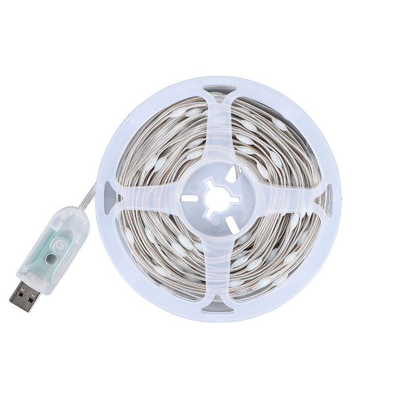 Гірлянда музична 10 м RGB LED USB Bluetooth з пультом (407015)