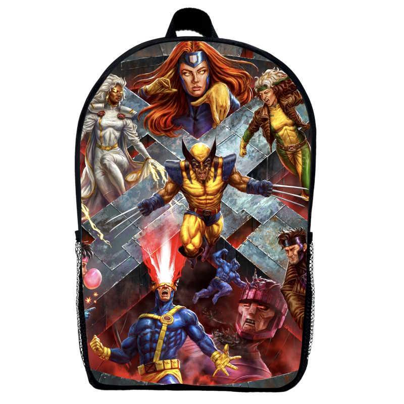 Школьный рюкзак детский X-men 02 Люди Икс 29х21х9 см 5 л Черный (2447623937)