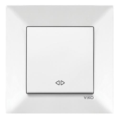 Выключатель VIKO Meridian реверсивный Белый (21183-е)