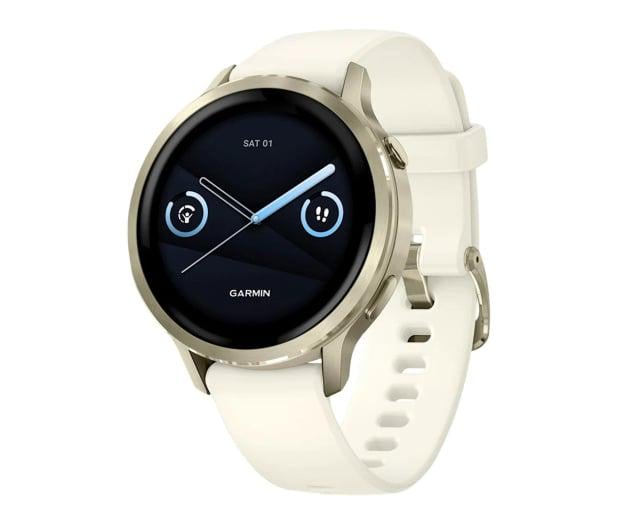 Смарт-годинник Garmin Venu 4 41 мм Lunar Gold with Bone Silicone Band (010-03013-00) Смарт-годинник Garmin Venu 4 41 мм Lunar Gold with Bone Silicone Band (010-03013-00)