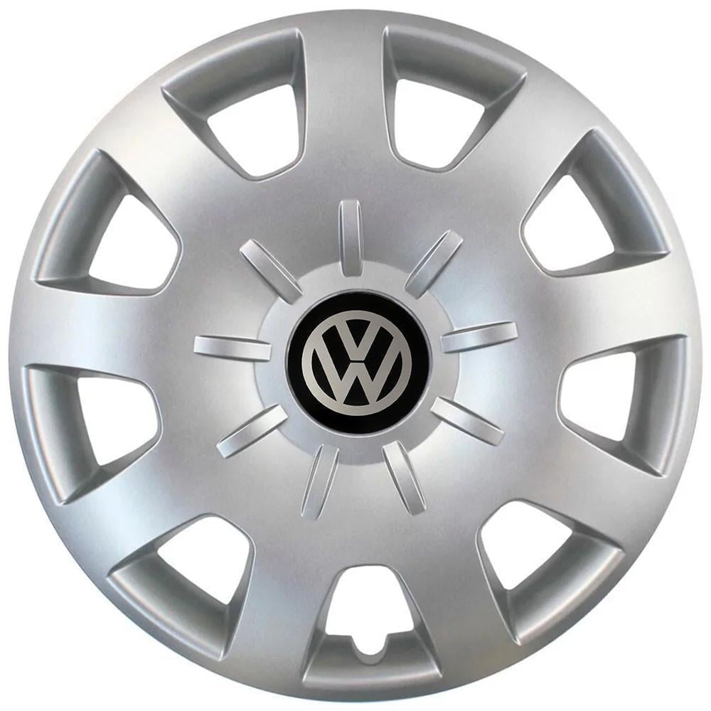 Колпаки SJS 314 с логотипом Volkswagen R15 4 шт. Серебристый (2654558107)