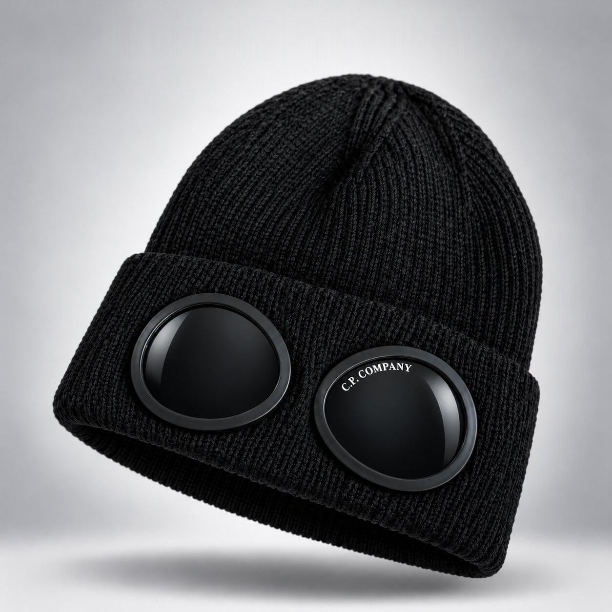 Шапка зимова чоловіча CP Company One Size Чорний (3234879139)