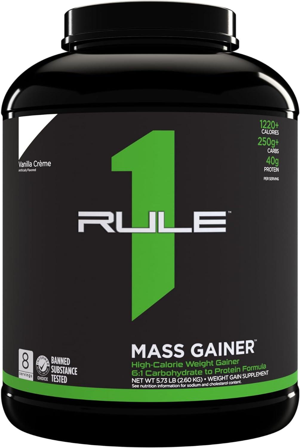 Гейнер Rule One Mass Gainer Vanilla Creme 2,6 кг - фото 1