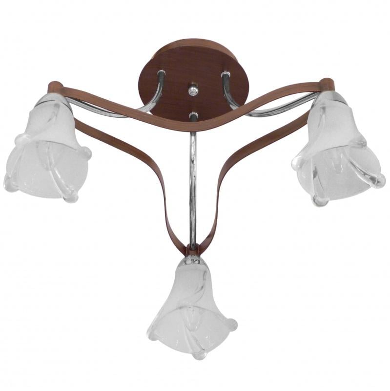 Люстра для кухни потолочная Brille BR-376S/3 CHR