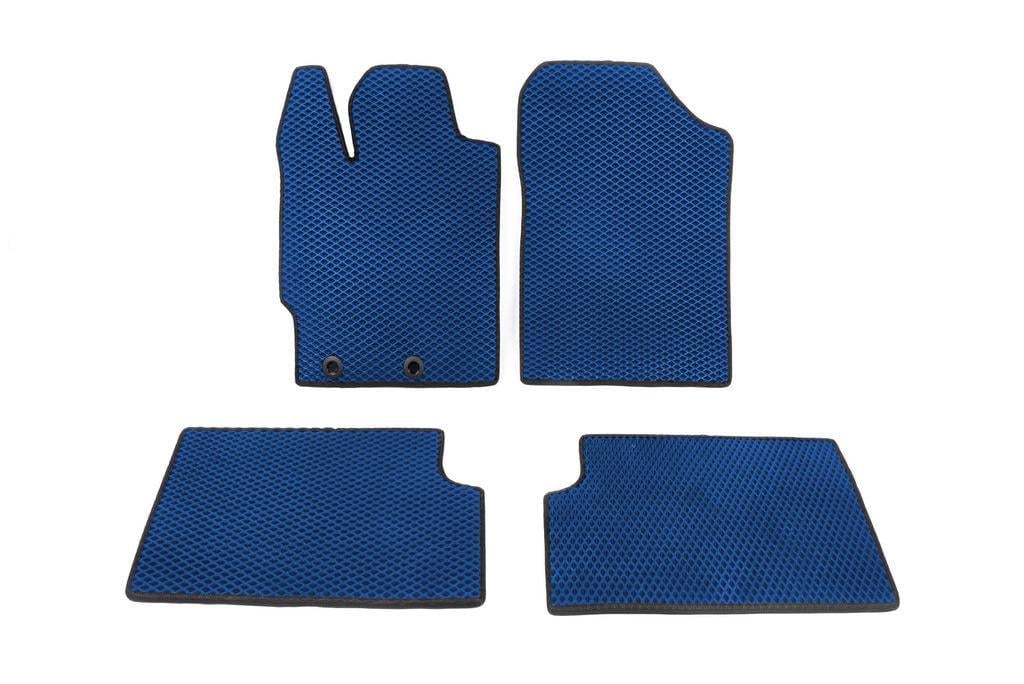 Килимки EVA ДВС Digital Designs для Toyota Yaris 2010-2020 рр. етилвінілацетат Синій