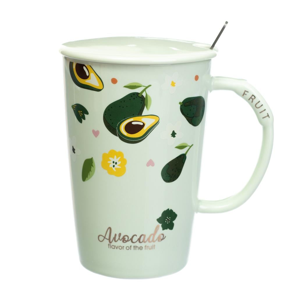 Керамическая чашка Elisey Fruit Авокадо 450 мл (8805-032)