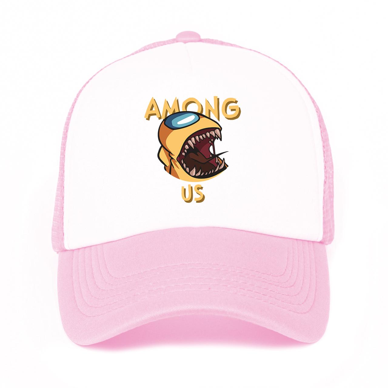 Кепка тракер детская Among Us Yellow Розовый (33404-2409-PK)