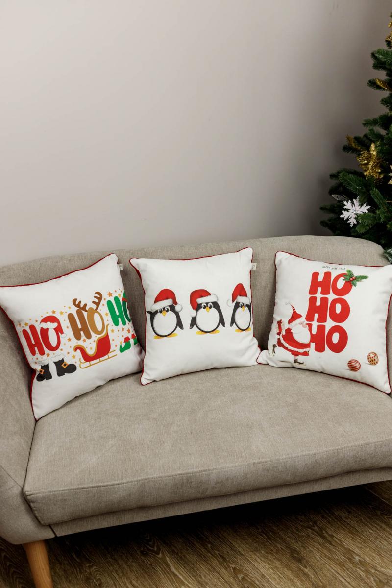 Наволочка декоративная Но-но-но с сапожками 45х45 см (031700) - фото 2 Наволочка декоративная Но-но-но с сапожками 45х45 см (031700) - фото 2