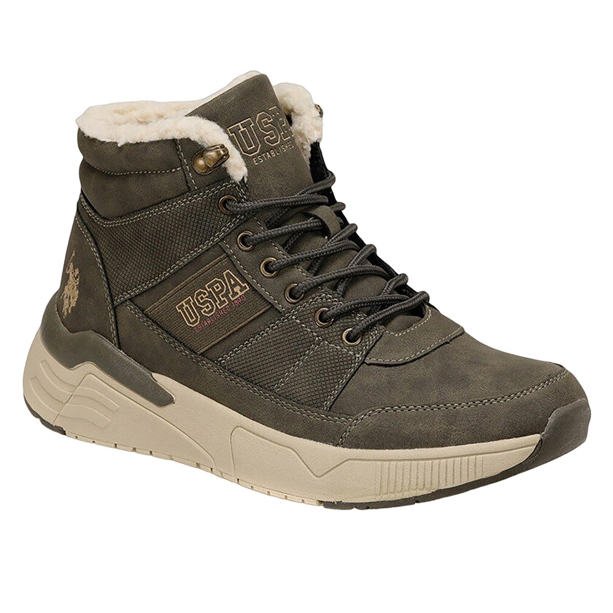 Черевики чоловічі спортивні зимові U.S. POLO ASSN. р. 40 Зелений (20003-40) - фото 1 Черевики чоловічі спортивні зимові U.S. POLO ASSN. р. 40 Зелений (20003-40) - фото 1