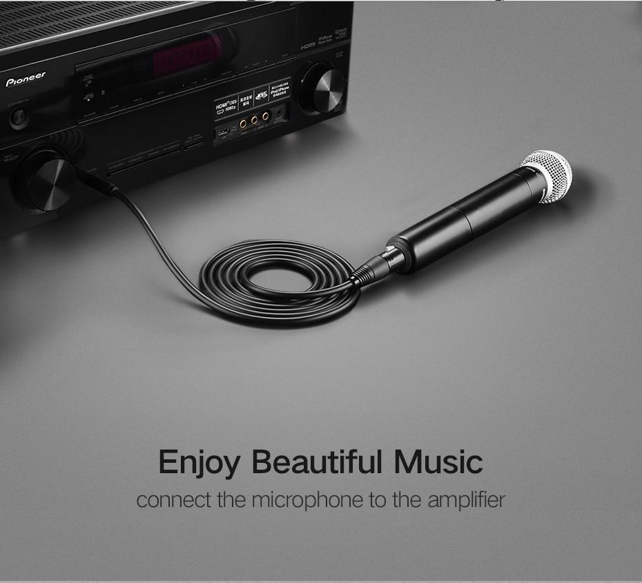 Кабель UGREEN XLR мама-6.5 мм Jack папа аудіо для мікшеру 2 м Чорний (20719) - фото 7 Кабель UGREEN XLR мама-6.5 мм Jack папа аудіо для мікшеру 2 м Чорний (20719) - фото 7