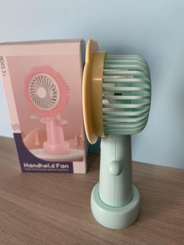 Вентилятор портативний на акумуляторі та USB Квітка Жовтий (51-жов-BT-8861) - фото 9 Вентилятор портативний на акумуляторі та USB Квітка Жовтий (51-жов-BT-8861) - фото 9