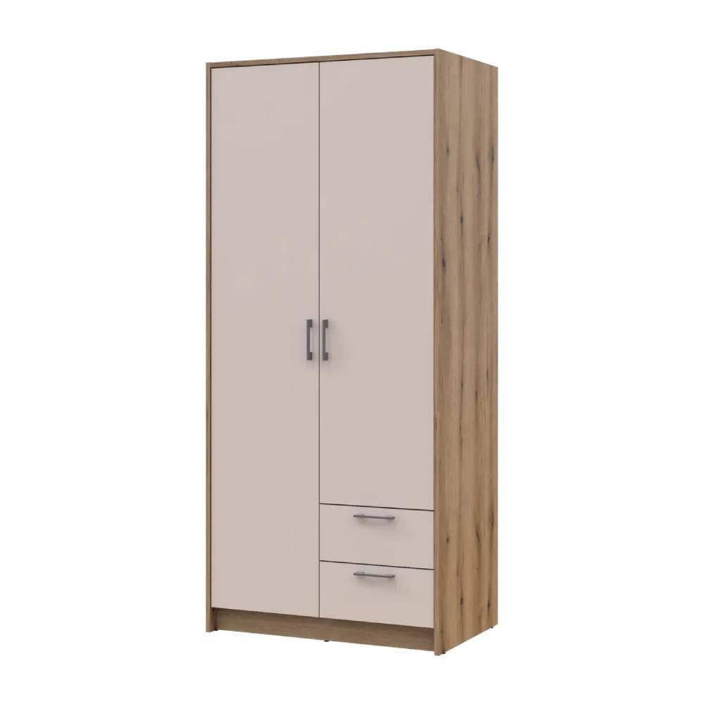 Шкаф Doros Ронди DRS-011660 2ДСП 82х52х195 см Дуб Артизан/Кашемир (80737805)