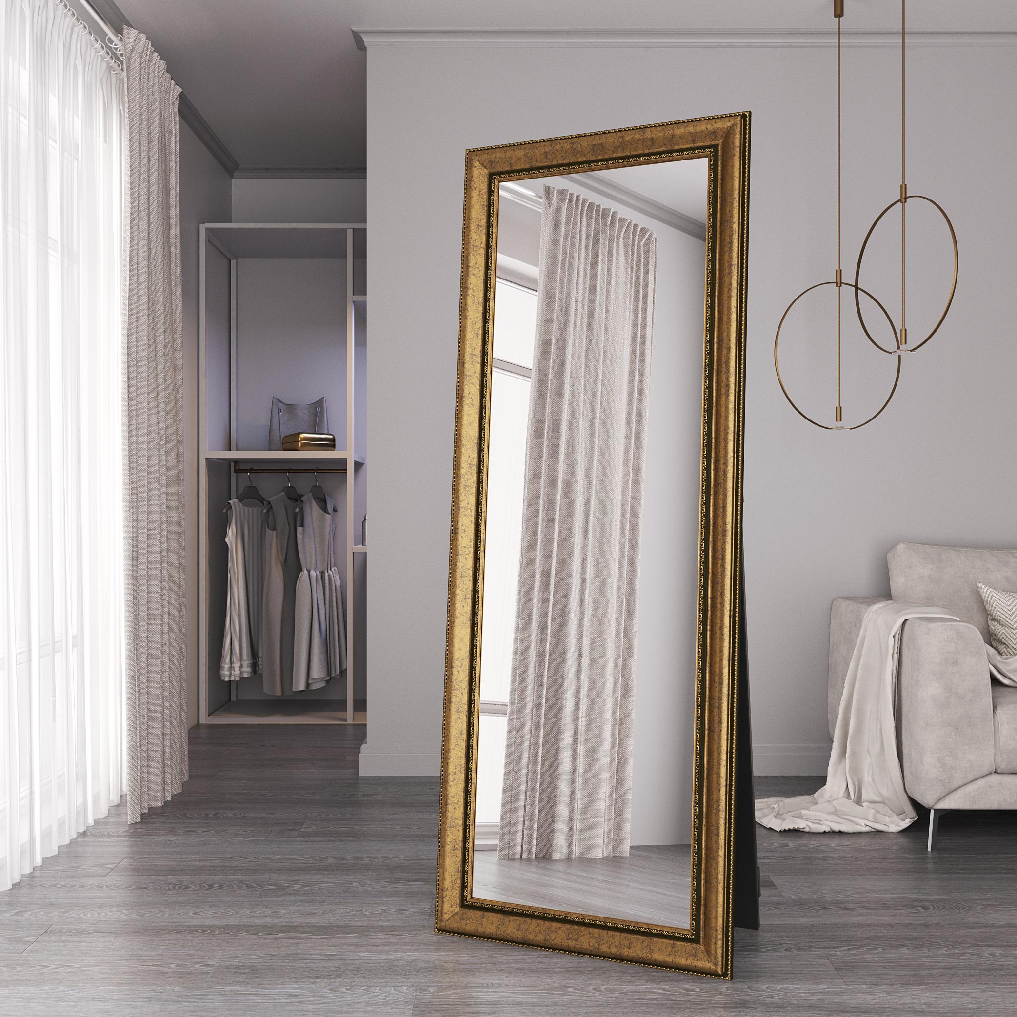 Дзеркало підлогове Black Mirror 186х76 Золото (8731-03)