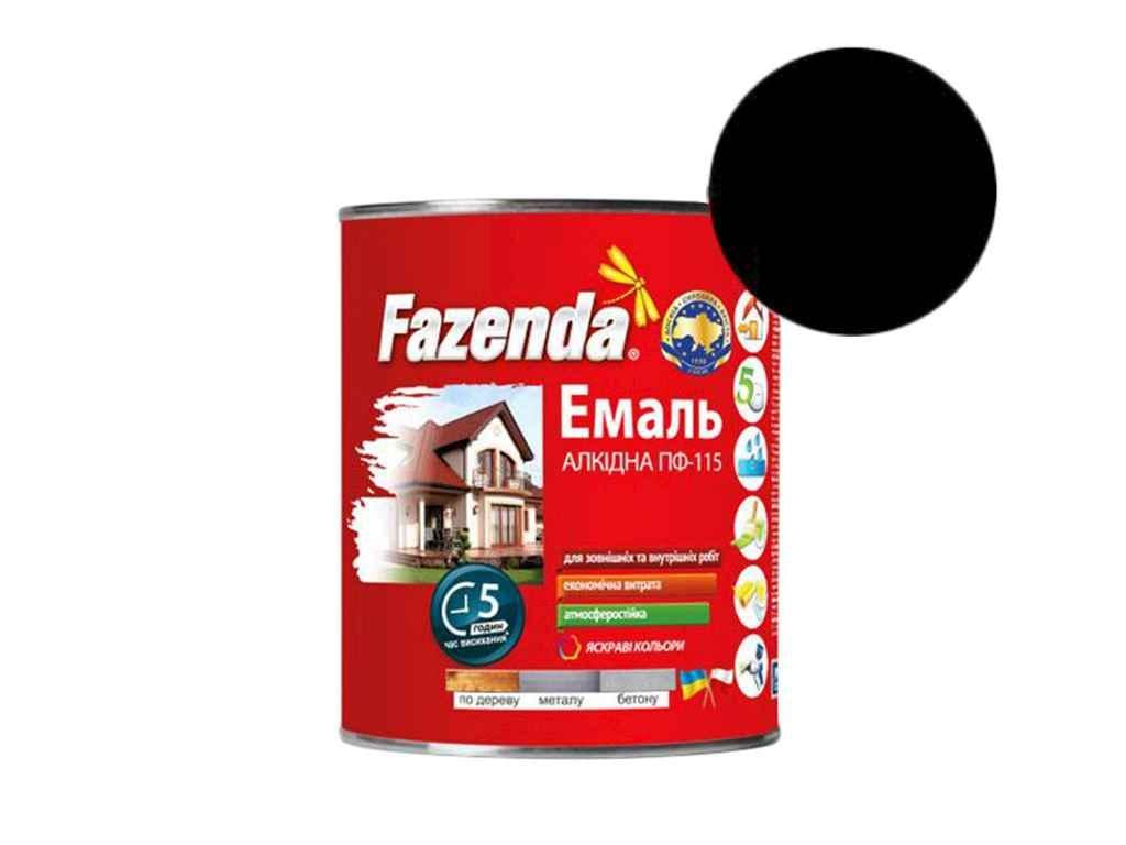 Эмаль алкидная ПФ-115 Fazenda 900 г Черный (960437) - фото 1 Эмаль алкидная ПФ-115 Fazenda 900 г Черный (960437) - фото 1