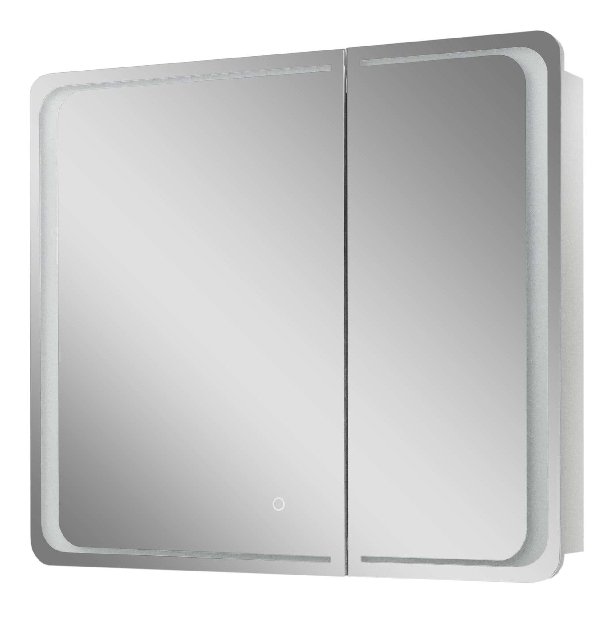 Шафа дзеркальна ЮВВІС VIVACE Z LED Touch Control 70 см Антрацит матовий (UVV042)