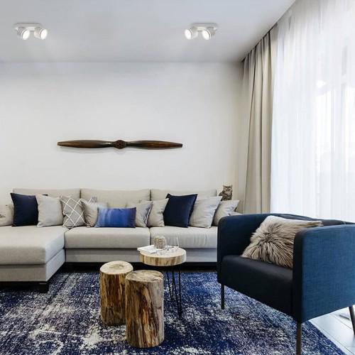 Спот накладной поворотный Ardero ML418-2 под лампу белый (80326) - фото 4 Спот накладной поворотный Ardero ML418-2 под лампу белый (80326) - фото 4