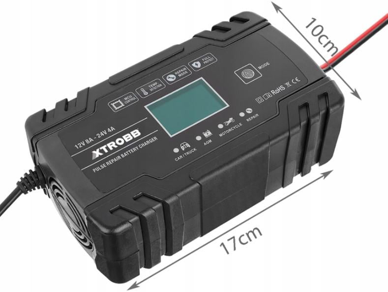 Зарядний пристрій для автомобільного акумулятора XTrobb 22463 (28091895) - фото 7