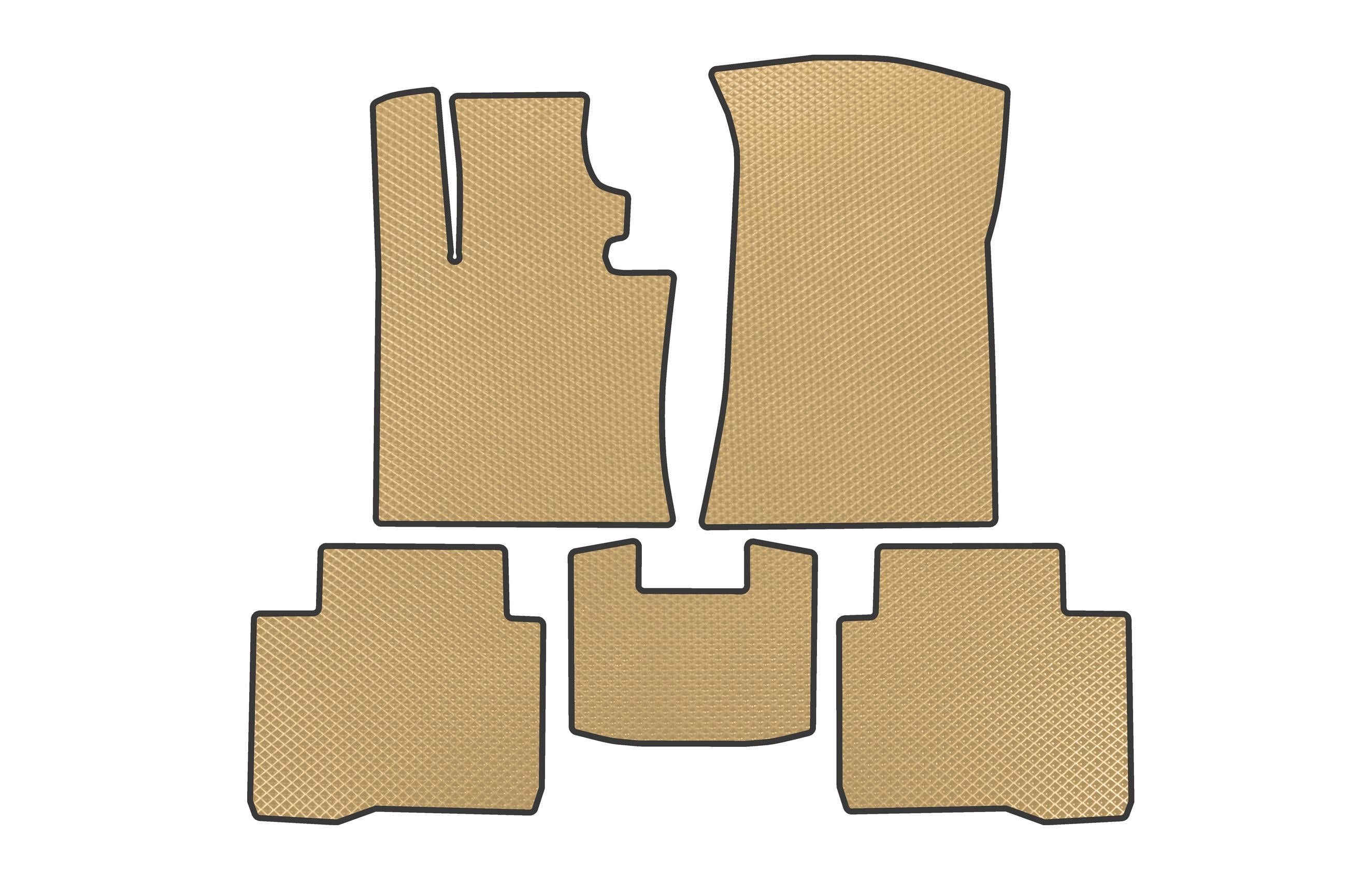 Коврики в автомобиль EVA Digital Designs Бензин для SsangYong Torres 2022- гг. этилвинилацетат Бежевый (183741)