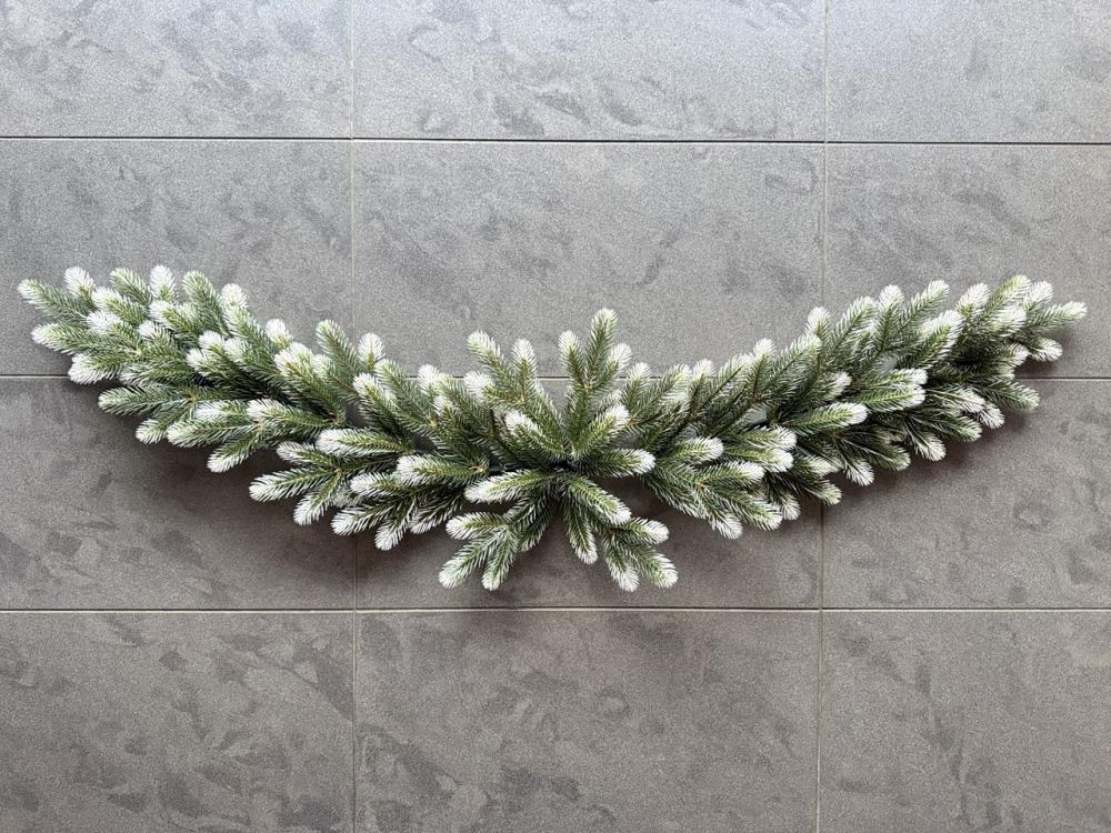 Гірлянда лита ПЛАСТМАКС 1,4 м Зелений з білим (GR 4100/2)