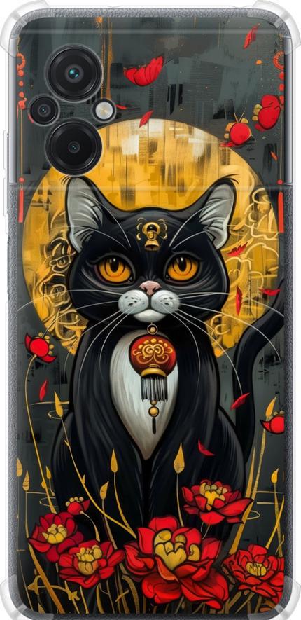 Чехол на Xiaomi Poco M5 China Cat (6134sp-2767-42517)
