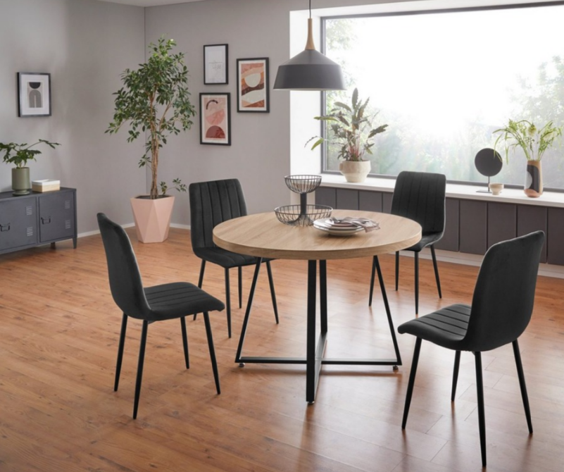 Стул кухонный Intarsio ETHAN велюр Черный (ETHAN19-2) - фото 14 Стул кухонный Intarsio ETHAN велюр Черный (ETHAN19-2) - фото 14