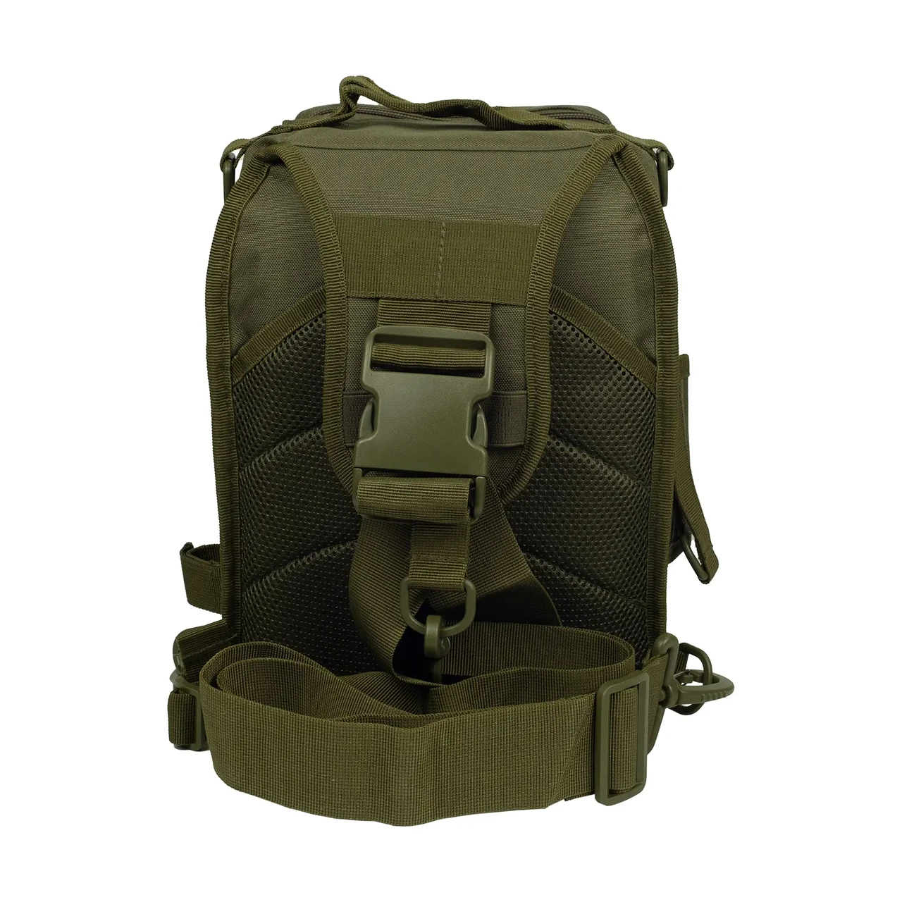 Сумка через плечо Tribe Sling Pack T-IE-0003 6,5 л Olive (T-IE-0003-olive) - фото 7