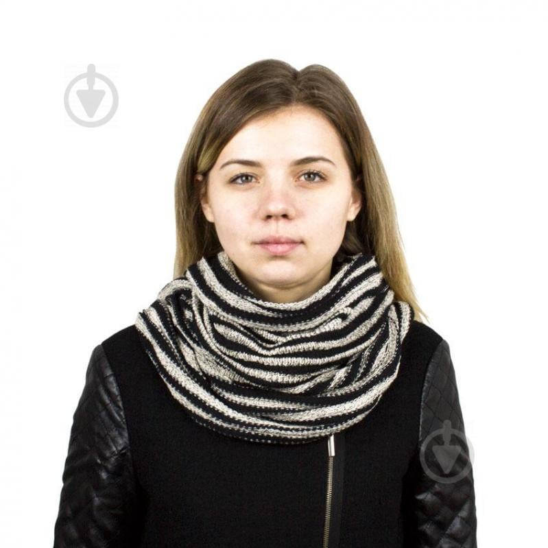 Снуд Kathmandu Infinity 170х65 см Бежевый + Черный (24780) Снуд Kathmandu Infinity 170х65 см Бежевый + Черный (24780)