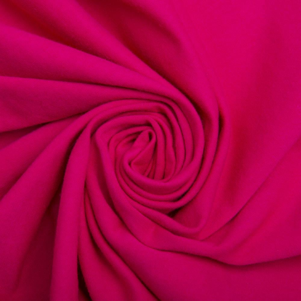 Ткань кулир с эластаном малина