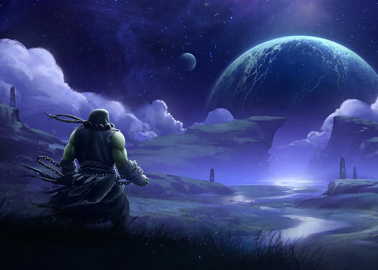 Картина постер Gee! World of Warcraft Мир Военного Ремесла пейзаж 60х40 см WW.09.027