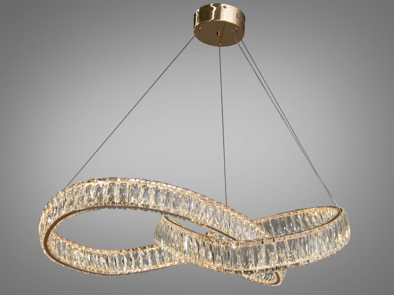 Люстра светодиодная Diasha Wellington 536/800G 180W Золотой (17726648)