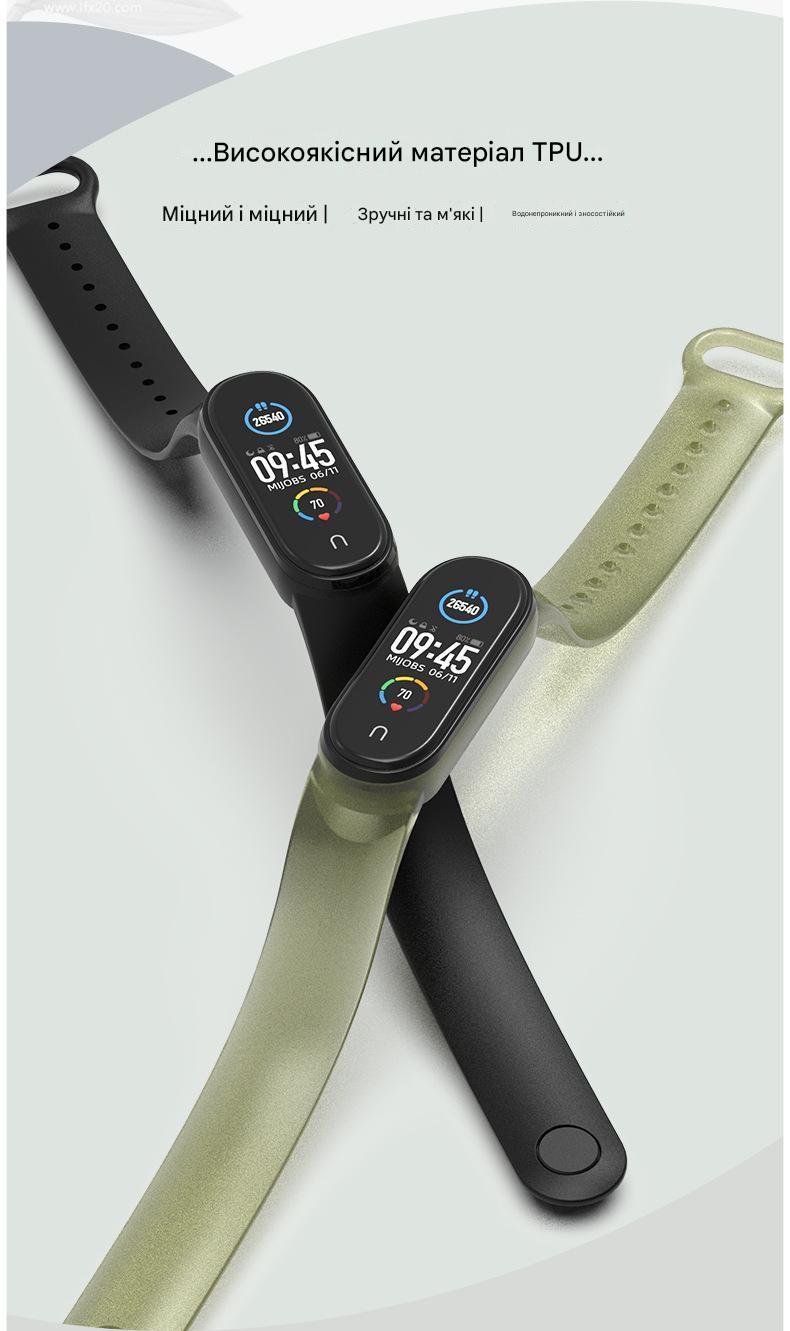 Ремешок для фитнес-браслетов Mijobs для Xiaomi Mi Band 5/6 силиконовый с рамкой Серый/Оранжевый (1011P) - фото 3 Ремешок для фитнес-браслетов Mijobs для Xiaomi Mi Band 5/6 силиконовый с рамкой Серый/Оранжевый (1011P) - фото 3