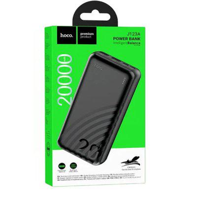 Повербанк Hoco J123A Element 20000 mAh 2A Чорний Повербанк Hoco J123A Element 20000 mAh 2A Чорний