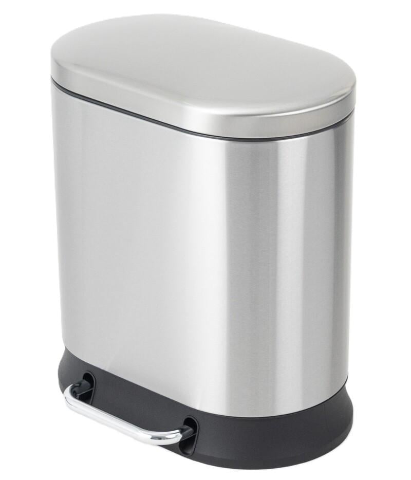 Відро для сміття MIXXUS Premium Strong-TC0105 SS Color з плавним закриттям 5 л Нержавіюча сталь (OL-MI7080)