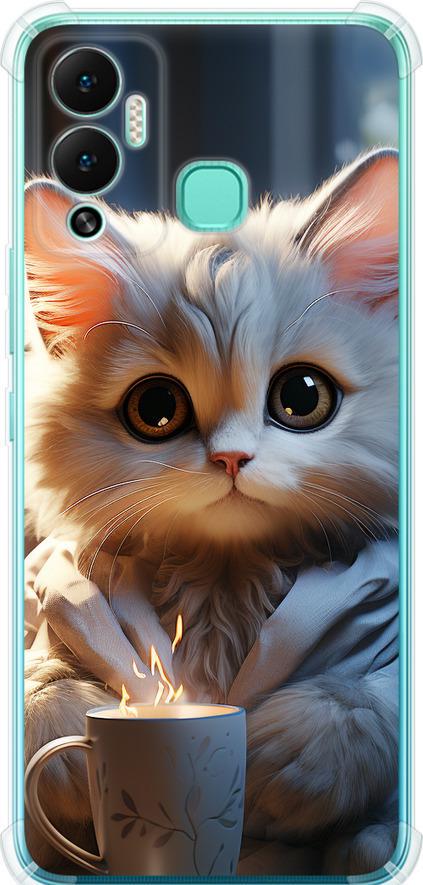 Чехол на Infinix Hot 12 Play White cat (5646sp-2759-42517) Чехол на Infinix Hot 12 Play White cat (5646sp-2759-42517)