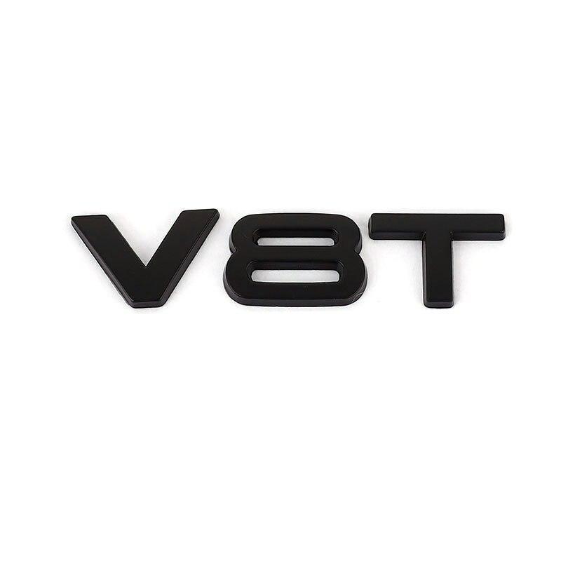 Эмблема V8T Черный глянцевый (1672773638)