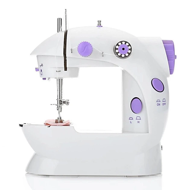 Швейна машинка Mini Sewing Machine 4в1 міні з педаллю та нічним підсвічуванням (2479516985)
