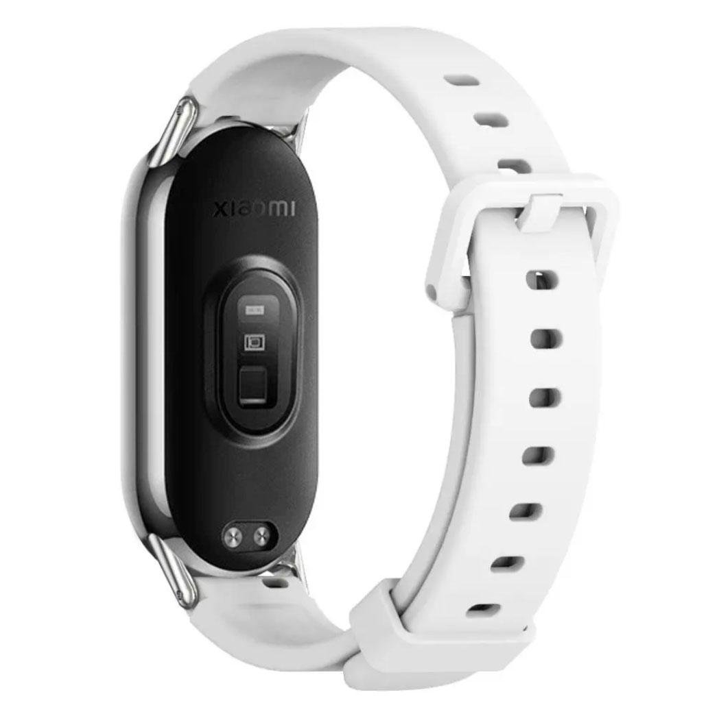 Ремешок силиконовый Mijobs для фитнес-браслета Xiaomi Smart Band 10 White (2670412411) - фото 3 Ремешок силиконовый Mijobs для фитнес-браслета Xiaomi Smart Band 10 White (2670412411) - фото 3