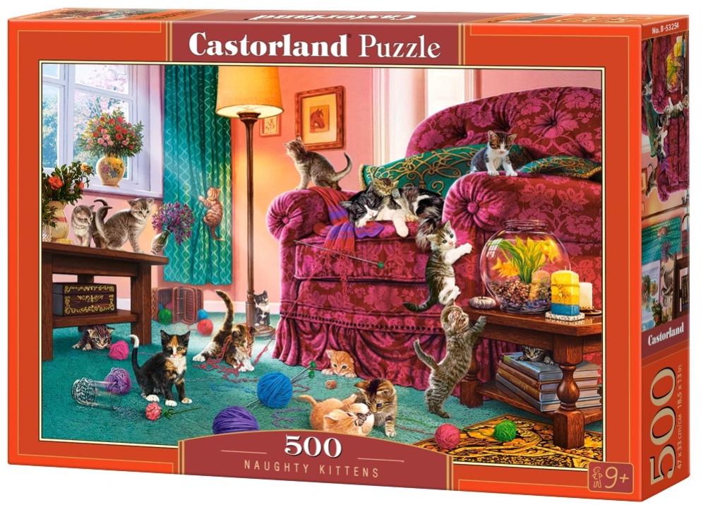 Пазл Castorland Непослушные котята 500 дет.