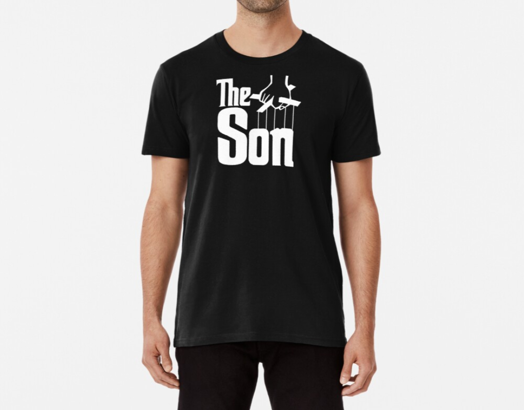 Футболка мужская Stedman с принтом "The son" XL Черный