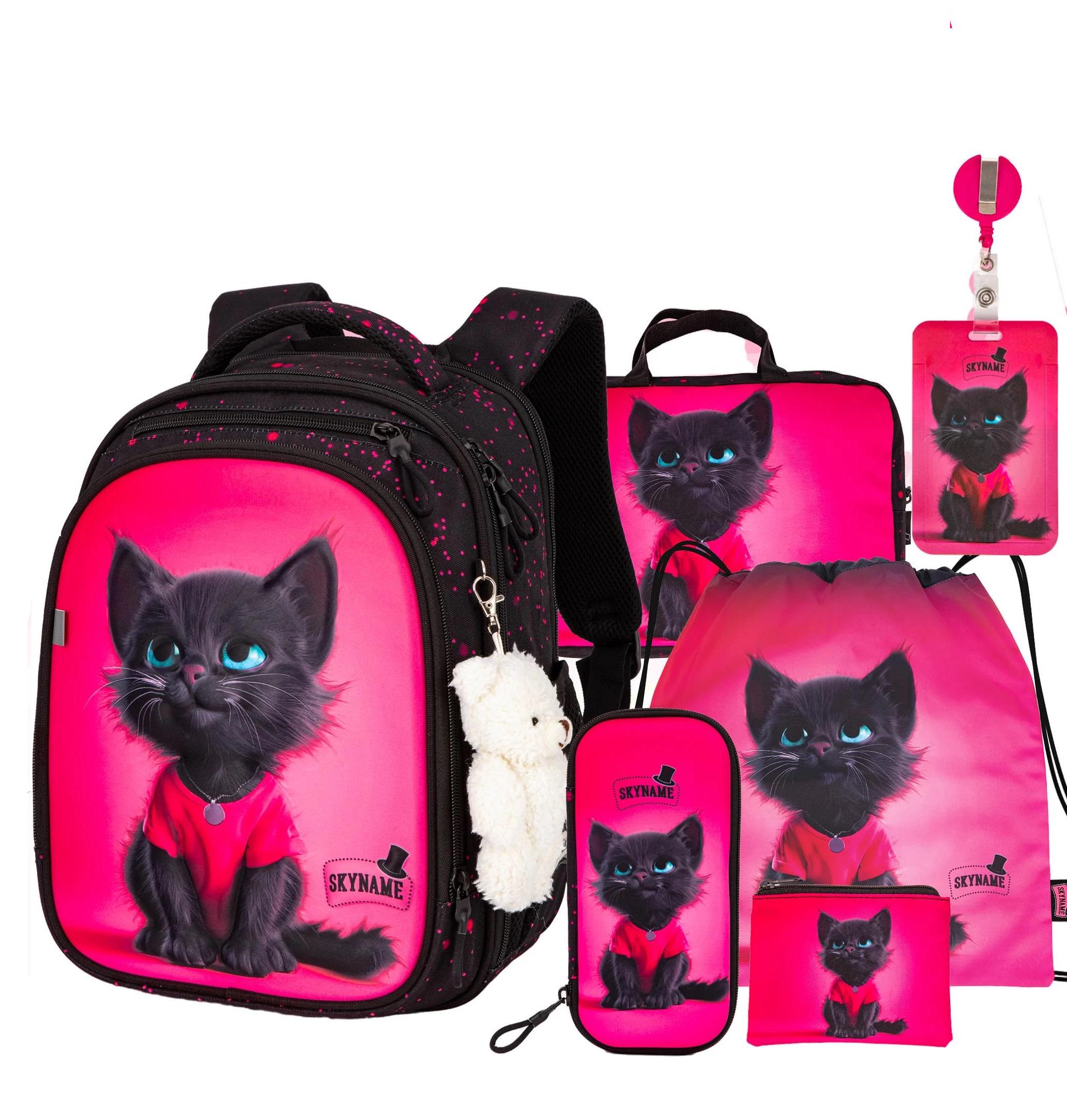 Набор школьный рюкзак и аксессуары Winner SkyName 6в1 (RK-603)