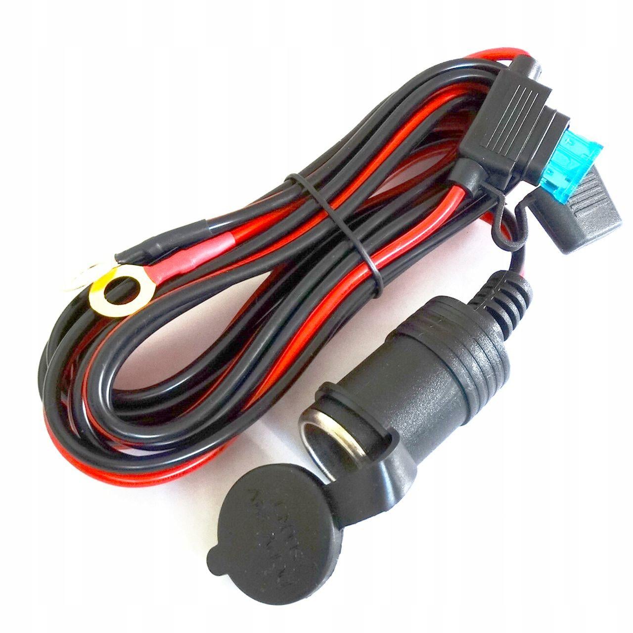 Гніздо прикурювача 12V/24V з кабелем 3 м 15A 16 AWG (36267273) Гніздо прикурювача 12V/24V з кабелем 3 м 15A 16 AWG (36267273)