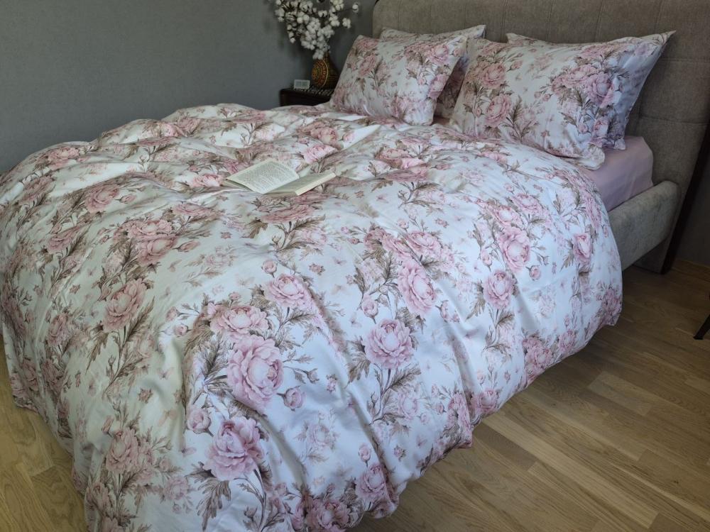 Комплект постельного белья DESIRE сатин Premium полуторный/наволочки 50х70/70х70 см Pink (51663)