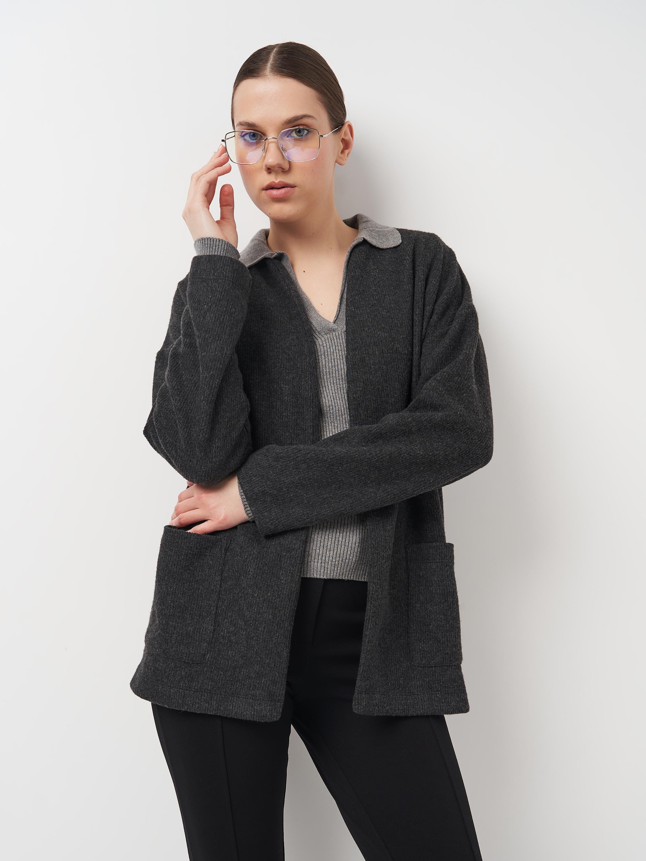 Кардиган C&A Меланж M Темно-сірий (642772201984)